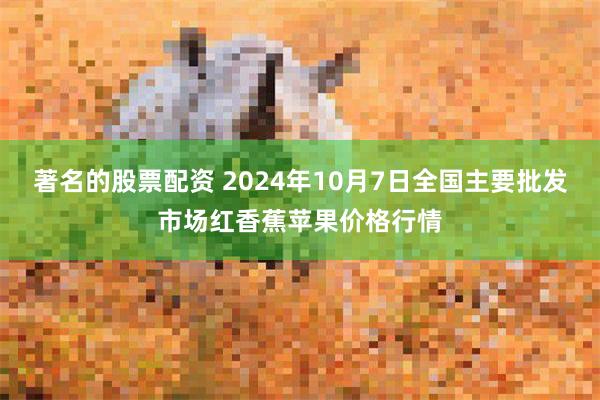 著名的股票配资 2024年10月7日全国主要批发市场红香蕉苹果价格行情