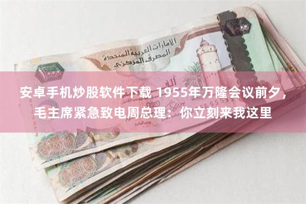 安卓手机炒股软件下载 1955年万隆会议前夕，毛主席紧急致电周总理：你立刻来我这里